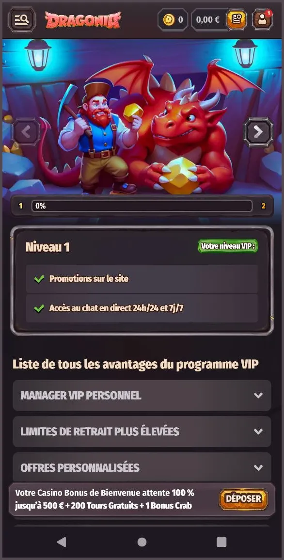 Programme VIP Dragonia